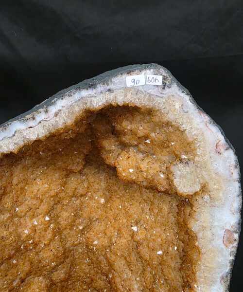 Very Tall Citrine Geode 606 Crystal Cluster Druzy Premium Grade 90kg H106xW32xD31cm - Image 9