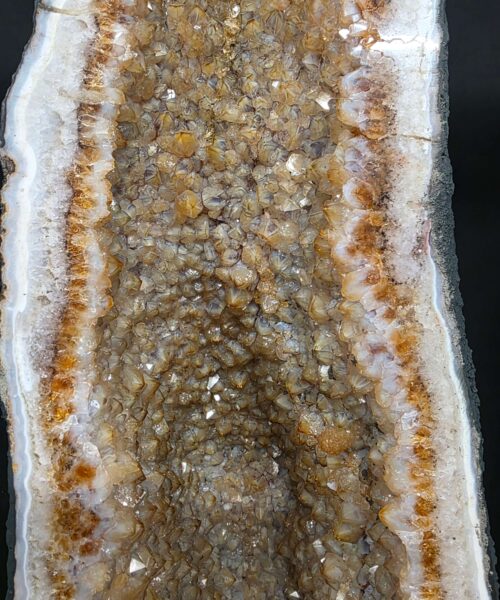 Very Tall Citrine Geode PAIR 604-605 Crystal Cluster Druzy Premium Grade 91kg each H120xW33xD23cm - Image 16