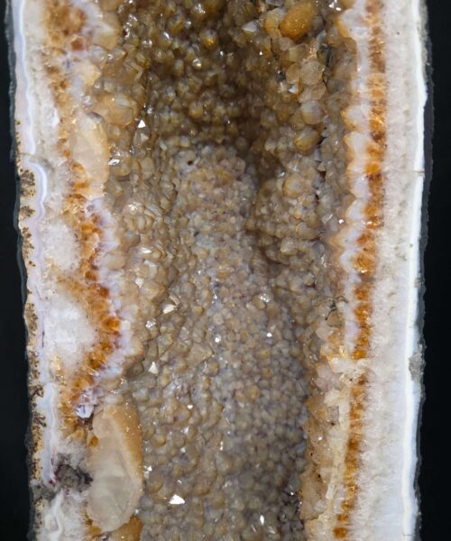 Very Tall Citrine Geode PAIR 604-605 Crystal Cluster Druzy Premium Grade 91kg each H120xW33xD23cm - Image 15