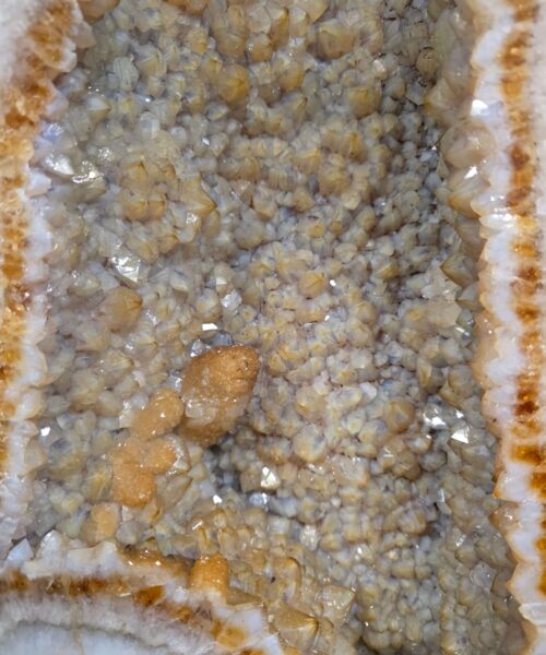 Very Tall Citrine Geode PAIR 604-605 Crystal Cluster Druzy Premium Grade 91kg each H120xW33xD23cm - Image 13