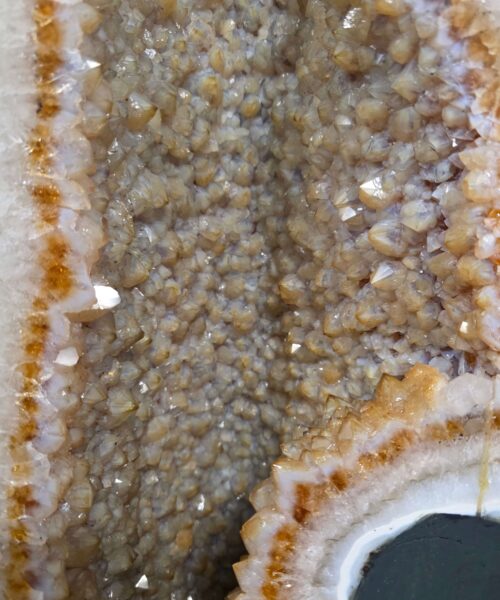 Very Tall Citrine Geode PAIR 604-605 Crystal Cluster Druzy Premium Grade 91kg each H120xW33xD23cm - Image 10