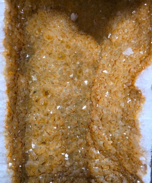 Very Tall Citrine Geode PAIR 597-598 Crystal Cluster Druzy Premium Grade 67kg each H82xW29xD23cm - Image 9