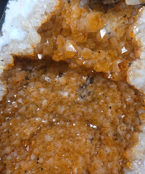 Very Tall Citrine Geode PAIR 602-603 Crystal Cluster Druzy Premium Grade 81kg each H100xW31xD27cm - Image 17