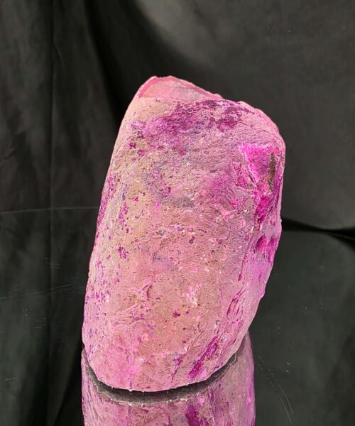 Large Pink Agate End Candle 3 Handpicked 716g H10xW7xD8cm Microcrystalline Quartz Tealight Holder Ornament - Image 8