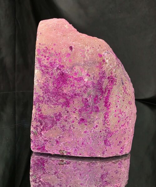 Large Pink Agate End Candle 3 Handpicked 716g H10xW7xD8cm Microcrystalline Quartz Tealight Holder Ornament - Image 7
