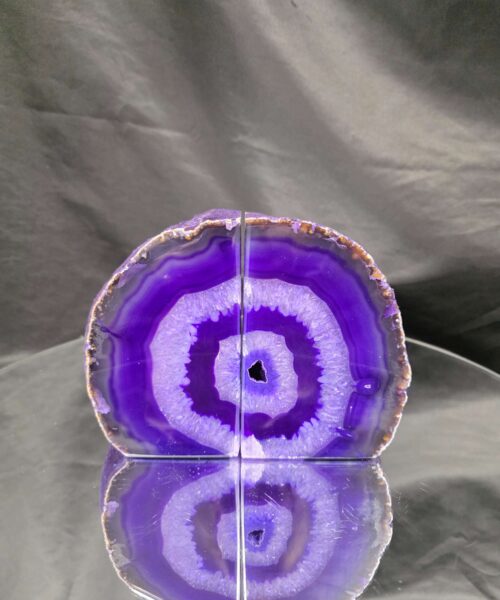 Purple Natural Edge Microcrystalline Quartz Premium Bookends 1 Ornament Handpicked Size 3.023kg H13xW17xD7cm - Image 10