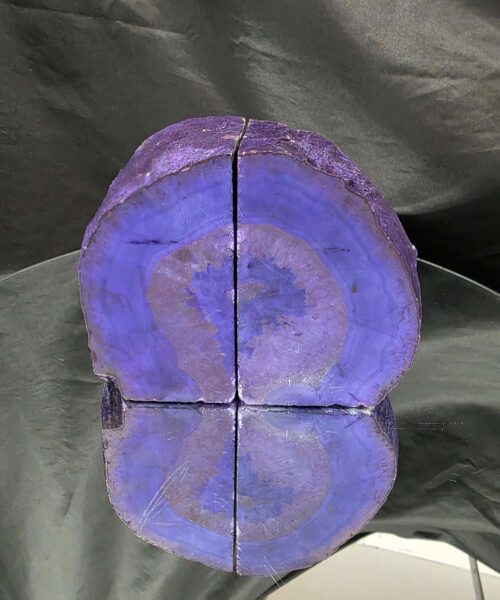 Purple Natural Edge Microcrystalline Quartz Premium Bookends 1 Ornament Handpicked Size 3.023kg H13xW17xD7cm - Image 8