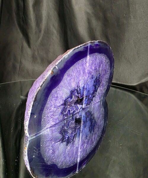 Purple Natural Edge Microcrystalline Quartz Premium Bookends 2 Ornament Handpicked Size 1.812kg H11xW20xD6cm - Image 10