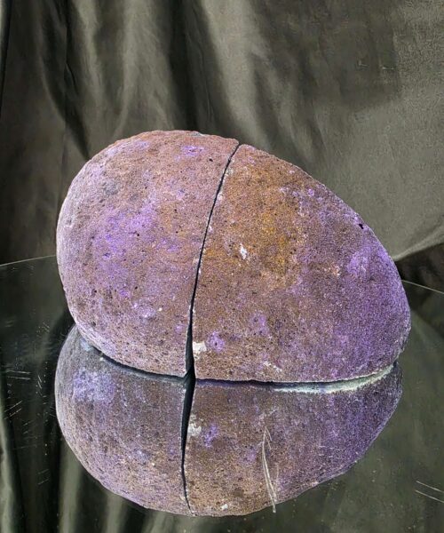 Purple Natural Edge Microcrystalline Quartz Premium Bookends 2 Ornament Handpicked Size 1.812kg H11xW20xD6cm - Image 9