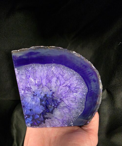 Purple Natural Edge Microcrystalline Quartz Premium Bookends 2 Ornament Handpicked Size 1.812kg H11xW20xD6cm - Image 5
